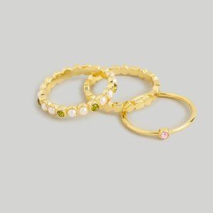 Madewell Size 7 rings